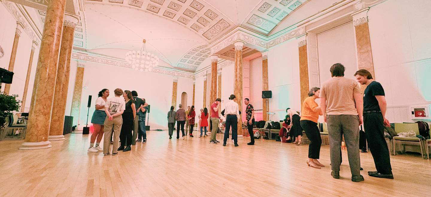 Balboa dancers in The Pillar Room